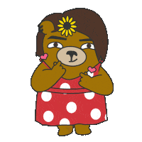 In Love Smile Sticker by maludbear