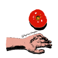AppetizerStoryteller food vegan tomato vegetable Sticker