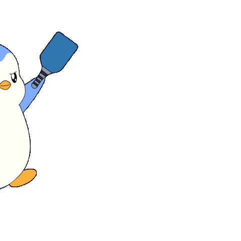 Sport Serve Sticker by Pudgy Penguins