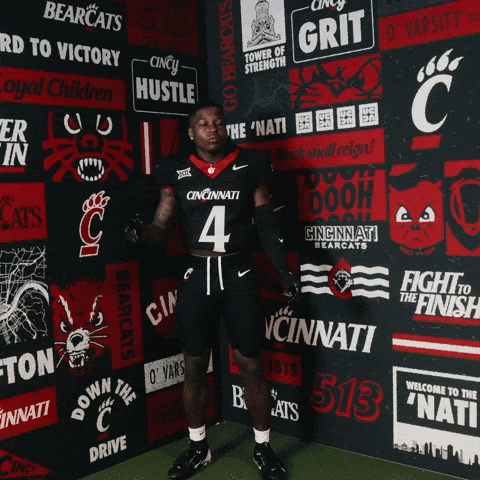 Cincinnati Football Smith GIF by Cincinnati Bearcats