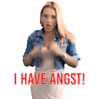 scared evelyn Sticker by Starwatch Entertainment GmbH