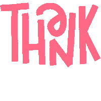 Pink Thank You Sticker by katxdesign