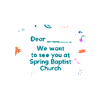 springbaptistkids springbaptistchurch springkids springbaptistkids Sticker