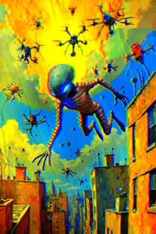 Good Morning Glitch GIF by PEEKASSO