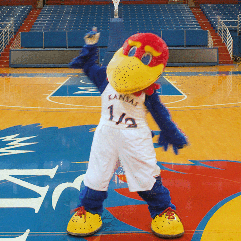 Mascots Dancing GIF by University of Kansas