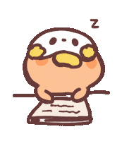 Tired Sleep Sticker