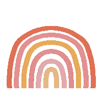 mainotebook love heart pink rainbow Sticker