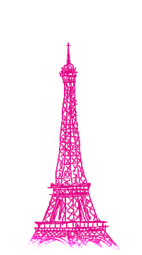 Misencil paris lashes eiffel tower tour eiffel Sticker