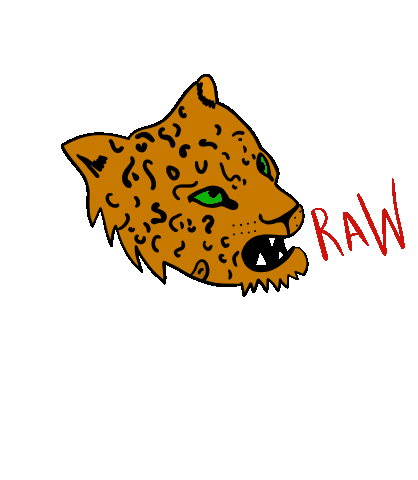 chicapeto giphyupload wild raw savage Sticker