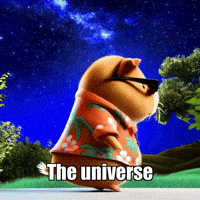 The Universe Wisdom GIF by Guinea Gambino