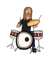 awongisright spooky drummer snail agoraphobia Sticker