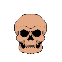 bakedlab smile skull booty deadass Sticker