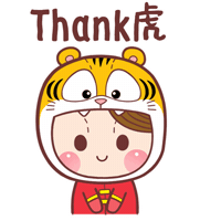 Chinese New Year Tiger Sticker by Bear Boss Buddies