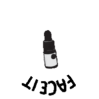Facial Oil Face It Sticker by Wangsa Jelita