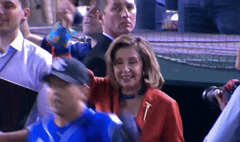Nancy Pelosi Cheering GIF by GIPHY News