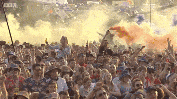 bbcglastonbury bbc glastonbury glastonbury2019 two door cinema club GIF