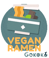 Go Vegan Sticker by Gokoku Ramen