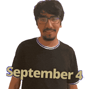 September 4 Sticker