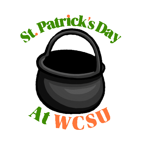 St Patricks Westconn Sticker by WCSU