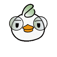 Duck Sticker by Sponya