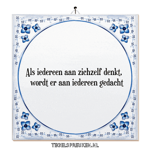 Respect Nl Sticker by Tegelspreuken.nl