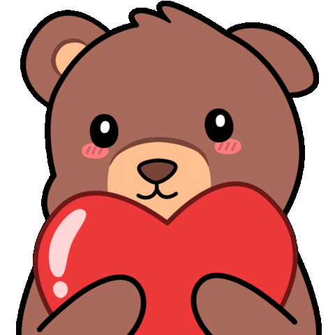 Love You Hug Sticker by BEARISH