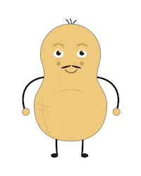 Peanut Pinda Sticker