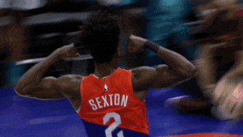 flexing collin sexton GIF by NBA