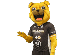 OLB basketball bulldog mascotte olb Sticker
