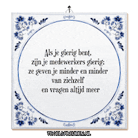 Trots Vertrouwen Sticker by Tegelspreuken.nl