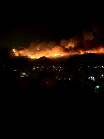 Maria Fire Near Santa Paula Prompts Evacuation Orders for 7,500 People