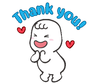 Thank You Sticker by moonyjp
