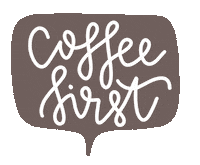 Coffee Time Heart Sticker