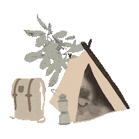 Camp Camping Sticker by Linea Natura