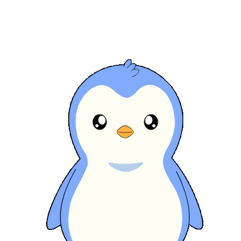 Lets Go Penguin Sticker by Pudgy Penguins