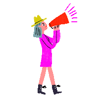 Speak Out Womens Rights Sticker by ARTEfr