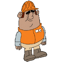 Cartoon Character Pixel Sticker by WeTransfer