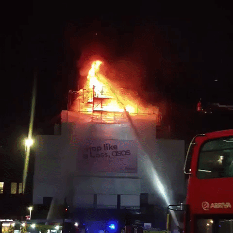 Flames Rip Through Roof of Iconic London Music Venue