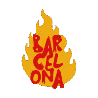 Crew Running Sticker by Flames Barcelona