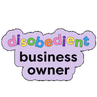 Rebel Middle Finger Sticker by The Disobedient Business® Co