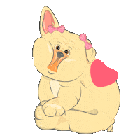 Dog Love Sticker