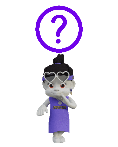 Question Mark Reaction Gif Sticker by Zhotcita