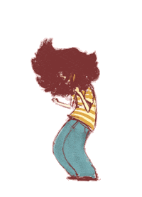 mariannaraskin dance animation headbang rocking Sticker