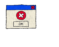 Drawing Oops Sticker