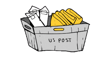 Post Office Orders Sticker by deladeso