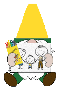 Gnome Coloring Sticker