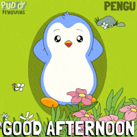 Happy Good Afternoon GIF by Pudgy Penguins