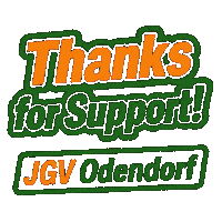 JGV_Odendorf jgvodendorf odendorf thanksforsupport Sticker