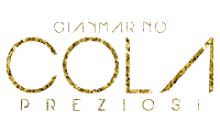 colapreziosi brand gold glitter jewelry Sticker
