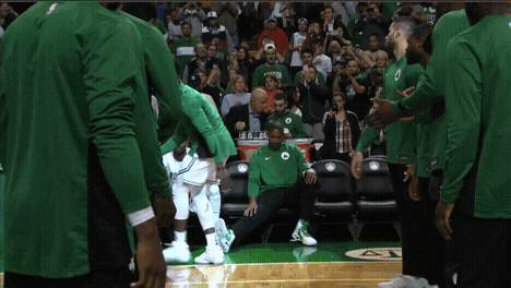 ready to go handshake line GIF by Boston Celtics